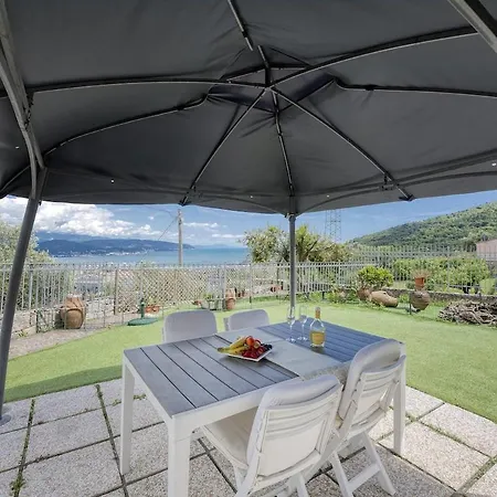 度假居 Le Palme T-5 Terre-garden With Sea View